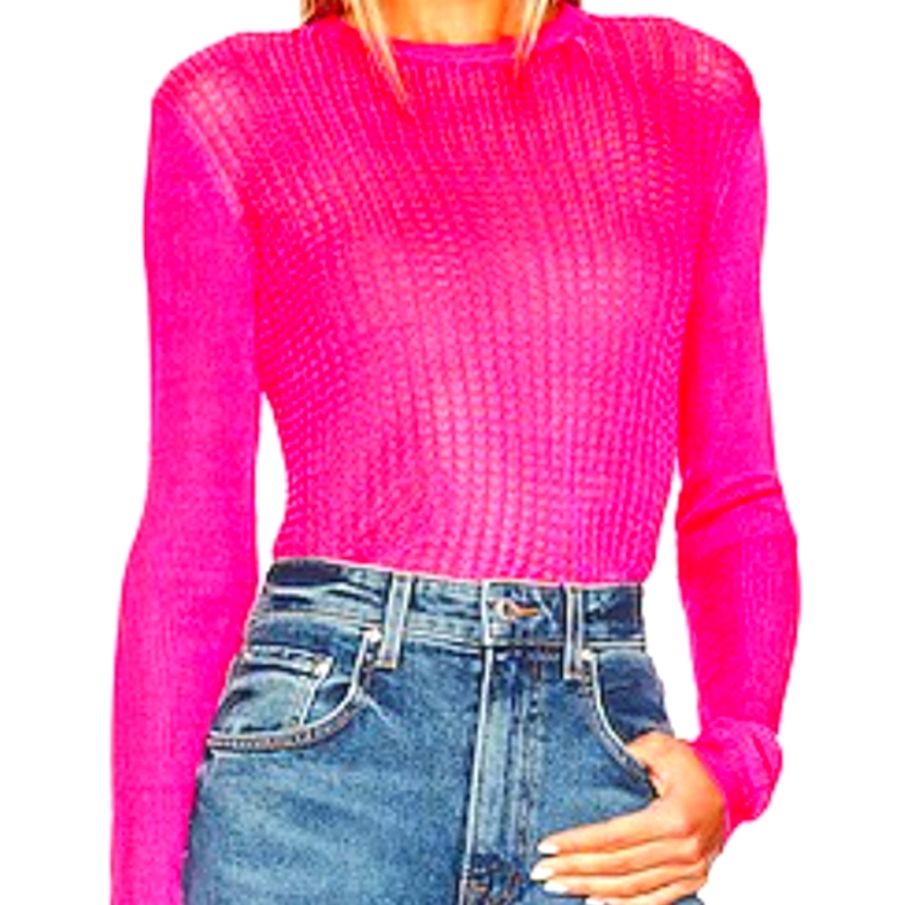 Free people fuschia top.sz S